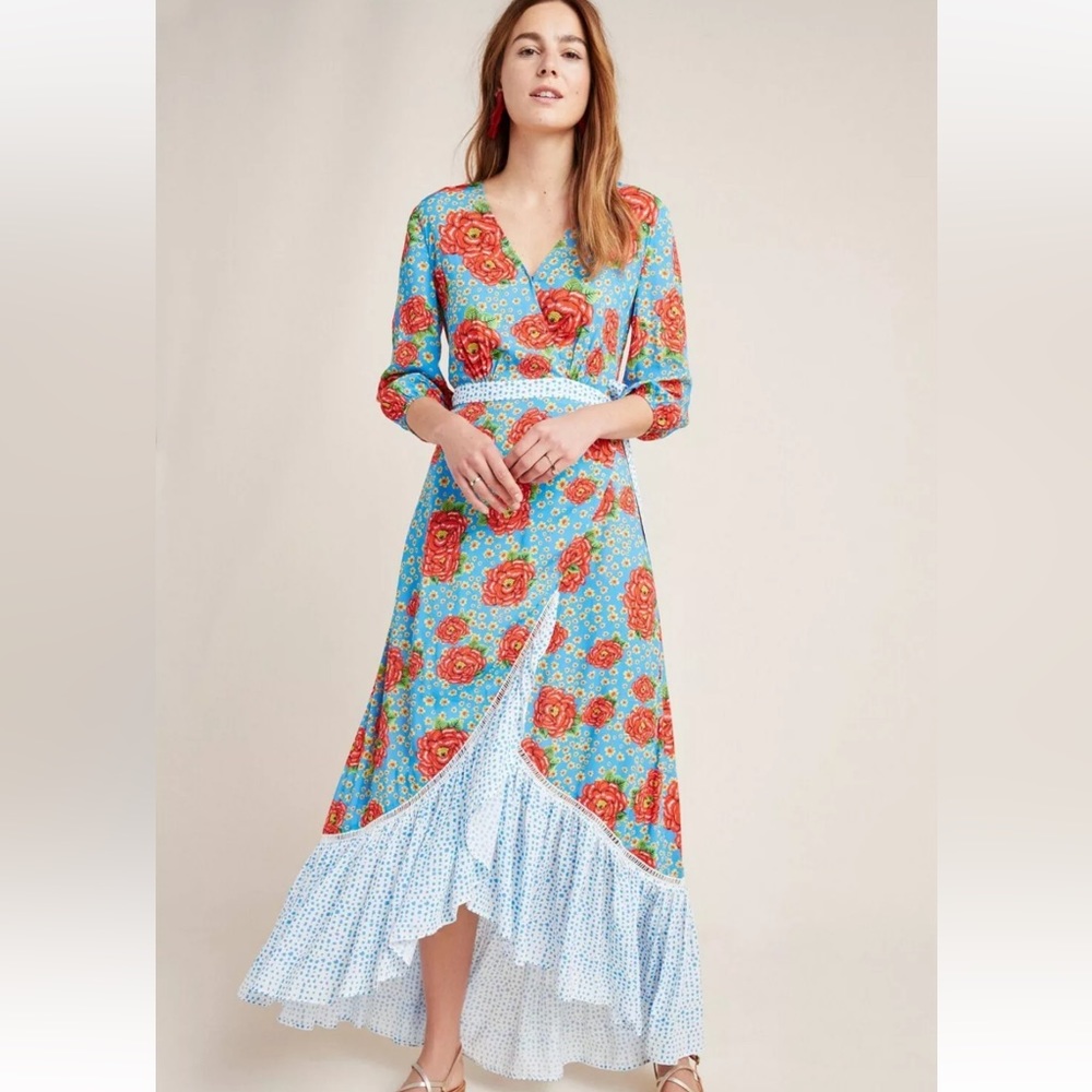 Farm Rio Suzanne Wrap Dress // NWT